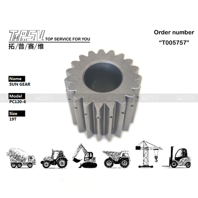 PC120-6 Recorrido de la excavadora 2 Etapa Equipo solar con mantenimiento de aceite de engranaje