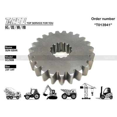 SA7117-38371 Engranaje Solar de Viaje de Excavadora EC290B de Acero de Alta Durabilidad 1 Etapa para Tamaños Personalizables y Duraderos