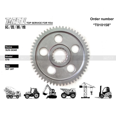Reducción planetaria tipo E70 Excavadora giratoria giratoria giratoria giratoria giratoria con alta durabilidad