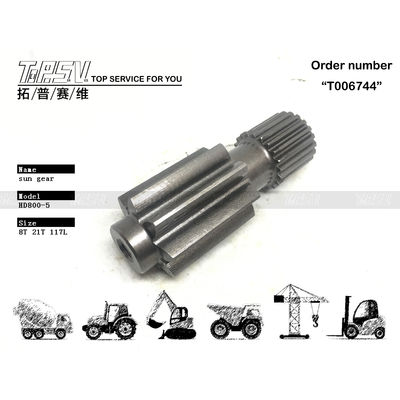 Color negro HD800-5 Excavadora Viaje Motor de accionamiento de engranajes solares para una fácil instalación y maquinaria pesada