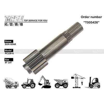 Bolsa de venta Color negro PC120-6 Excavadora Viaje 1 Etapa Solar Partes de equipo para el transporte de embalaje