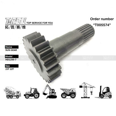 Engranaje solar de 1 etapa para desplazamiento de excavadora HD1250-7 de alta durabilidad, para maquinaria de excavación de larga duración