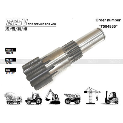 20S-26-1111 Accionamiento hidráulico PC20-5 Piezas de piñón giratorio de excavadora para el sistema de transmisión de excavadora de larga duración