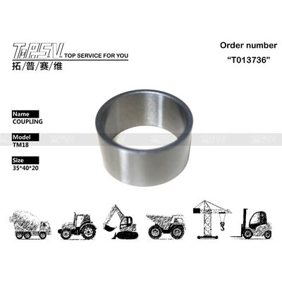 Acoplamiento de 1 etapa para desplazamiento de excavadora TM18 de alta precisión, piezas de aire acondicionado para sistema de transmisión de servicio pesado