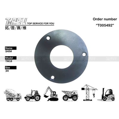 Piezas de repuesto de calzas de desplazamiento de excavadora de 1 etapa, piezas electrónicas en material de acero para talleres de reparación de maquinaria y fácil mantenimiento