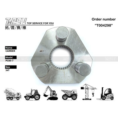 201-26-71130 Motor hidráulico PC60-7 Excavadora oscilación de 2 etapas Portador Color negro Mecanismo de oscilación Parte adecuada para varios modelos de excavadoras