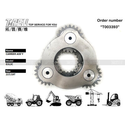 Piezas del conjunto del portador de giro de la excavadora E312D, 1 etapa, para piezas de repuesto de la excavadora con accionamiento de giro