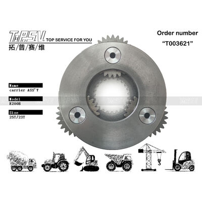 Piezas del conjunto del portador de giro de excavadora E200B de 1 etapa para repuestos de excavadora con accionamiento de giro
