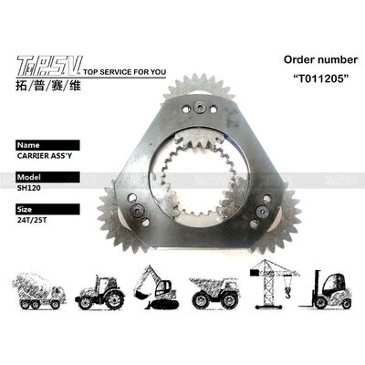 Piezas del conjunto del portador de la etapa 1 del giro del excavador SH120A1 para piezas de repuesto del excavador de accionamiento de giro