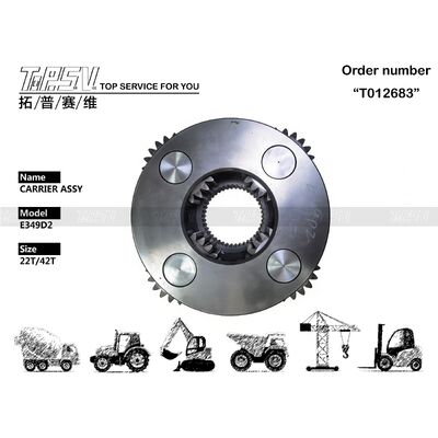 Piezas del montaje del portador de la etapa del oscilación 2 del excavador E349D2 para los recambios del excavador de la impulsión del oscilación