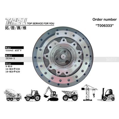 Excavadora de minería de energía Reducción de viaje con ZX2003 colores personalizados 9233692