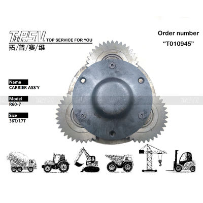 R80-7 1Etapa transportador de engranajes planetarios 36T Excavadora Partes del motor de viaje