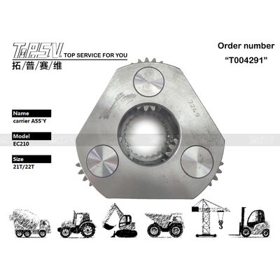 SA7118-30200 EC200B Excavadora giratoria planetaria y portador de engranajes 22T Partes de engranajes