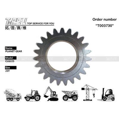 Acero CLG225 Equipo de engranajes planetarios Negro 1 Etapa de excavadora