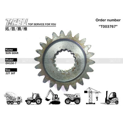 Good price 404-00066 Engranaje solar de acero de 1 etapa de giro de excavadora DH150-7 en transmisión en línea