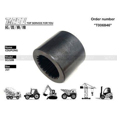 SA7117-30180 EC210B Excavadora motor hidráulico de acoplamiento negro con acero