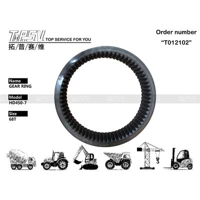 Good price HD450-7 Caja de anillos de engranajes de viaje de excavadora con instalación de malla de engranajes en línea