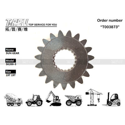 YN32W01007P1 Engranaje solar de 1 etapa para giro de excavadora SK200-5 de alta precisión para maquinaria de excavación de servicio pesado