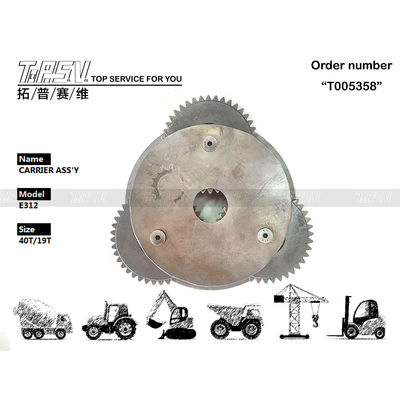 Dispositivo ASSY de transporte de excavadora E312 para minería de energía en negro para productividad