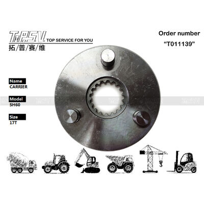 XKBR-00069 Dispositivo de giro de excavadora Black R80-7, 1 etapa, con reductor planetario que ofrece potencia hidráulica y durabilidad operativa mejorada
