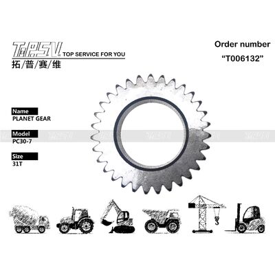 FUFRP-840-6 PC30-7 Excavadora de viajes de 2 etapas caja de engranajes planetarios