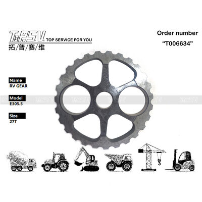 198-5010 piezas del engranaje del viaje rv del excavador E305.5 para los recambios del excavador de la impulsión del viaje