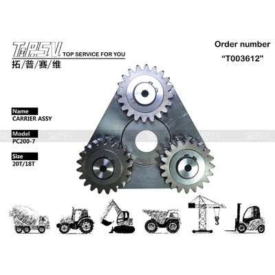 PC200-7 Excavadora oscilante de 1 etapa ASSY para equipos de excavación