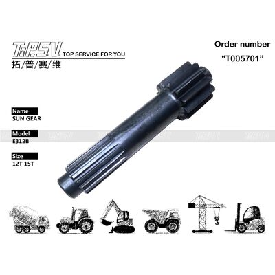 6I-6544 E312B Excavator Sistema de Transmisión Excavadora Motor de Engranaje Solar de 1 Etapa para Viaje con Alta Durabilidad y Fácil Mantenimiento