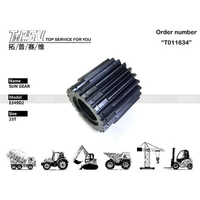 Good price 418-7161 piezas del engranaje solar de la etapa del oscilación 2 del excavador E349D2 para los recambios del excavador de la impulsión del oscilación en línea