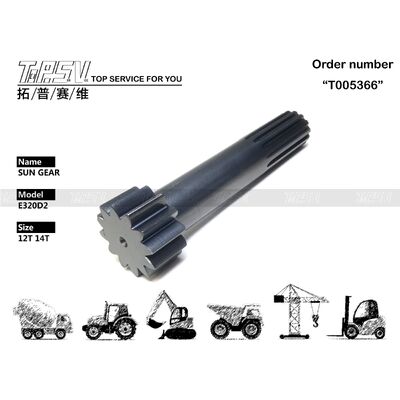 333-2989 piezas del engranaje solar de la etapa del viaje 1 del excavador E320D2 para los recambios del excavador de la impulsión del viaje