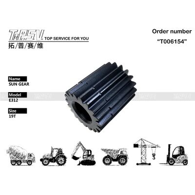 Good price piezas del motor del viaje del excavador del sistema de transmisión del engranaje de Sun de la etapa del viaje 1R-5845 E312 2 en línea
