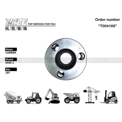 2024936 Reducción planetaria EX60-1 Excavadora Balanceador de 2 etapas Dispositivo portador construido para soportar ambientes duros y requisitos operativos exigentes