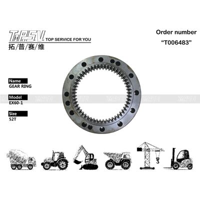 EX60-1 Excavadora giratoria de anillo interno de oscilación de acero 2024937 para reparación de maquinaria