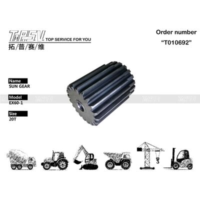 Motor de engranaje solar EX60-1 de excavadora para aceite de engranajes 3039391, 2 etapas