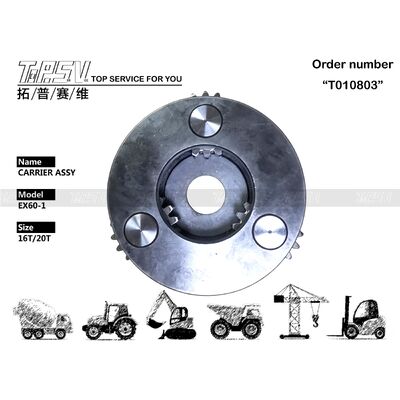 Reducción planetaria EX60-1 Excavadora Balanceador de 1 etapa transportador Assy engranajes ideales para el embalaje de transporte de bolsas negociadas