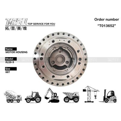 Piezas del engranaje de la vivienda del motor del viaje del excavador R220-9 para los recambios del excavador de la impulsión del viaje