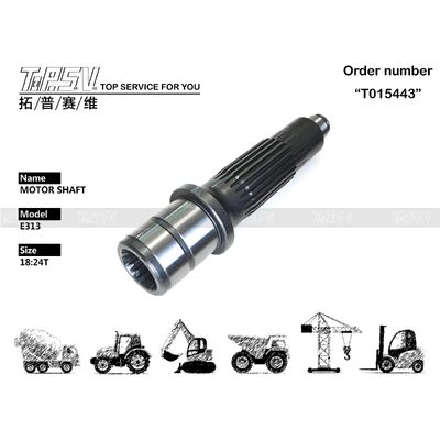 Good price 536-5535 E313 Excavadora de viaje Partes del eje del motor para la conducción de viaje Piezas de repuesto de excavadora en línea