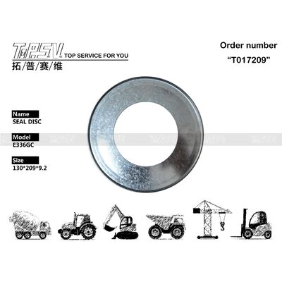 570-5860 E336GC Excavadora Parts de disco de sello de oscilación para excavadoras